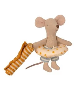 Maileg Little Brother Mouse In Cabin De Plage -LITTLE Baby Gear little maileg little brother mouse in cabin de plage 16097429651498