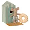 Maileg Little Brother Mouse In Cabin De Plage