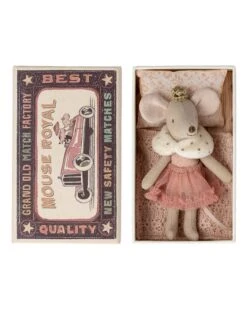 Maileg Little Sister Princess Mouse In Box -LITTLE Baby Gear little maileg little sister princess mouse in box 42129819107620