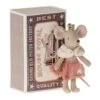 Maileg Little Sister Princess Mouse In Box -LITTLE Baby Gear little maileg little sister princess mouse in box 42129819173156
