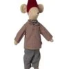 Maileg Medium Boy Christmas Mouse