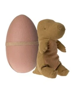 Maileg Medium Gantosaurus In Egg In Dark Ocher