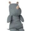 Maileg Medium Rhino In Dusty Blue -LITTLE Baby Gear little maileg medium rhino in dusty blue 1155570841