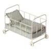 Maileg Micro Cot Bed In Blue