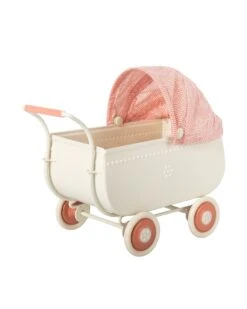 Maileg Micro Pram In Coral