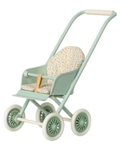 Maileg Micro Stroller In Mint