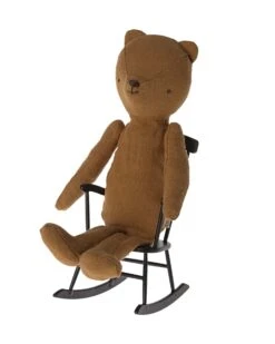 Maileg Mini Rocking Chair In Anthracite -LITTLE Baby Gear little maileg mini rocking chair in anthracite 47947881775396