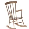 Maileg Mini Rocking Chair In Dark Powder