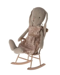 Maileg Mini Rocking Chair In Dark Powder -LITTLE Baby Gear little maileg mini rocking chair in dark powder 47948116033828