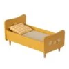 Maileg Mini Wooden Bed In Yellow