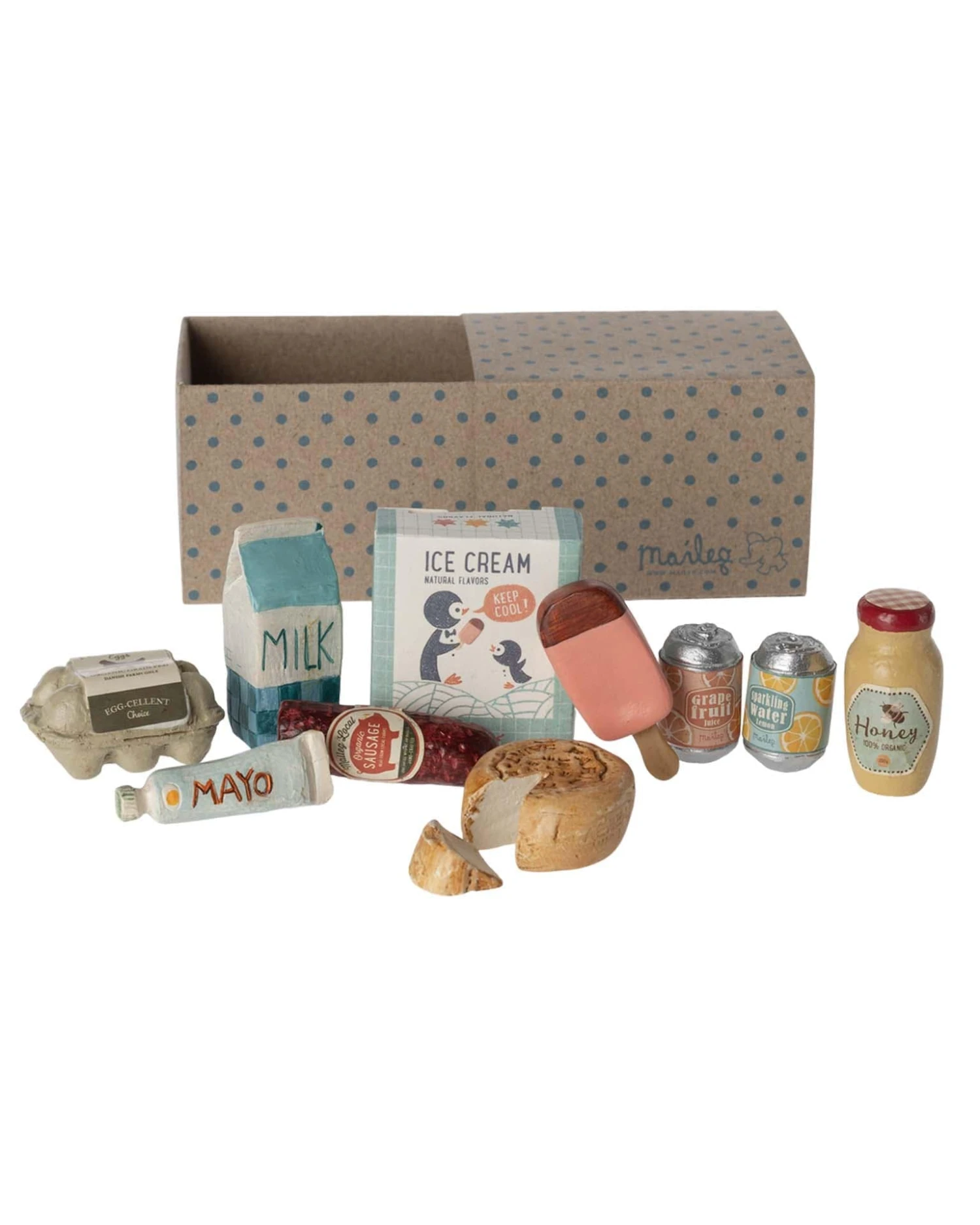 Maileg Miniature Grocery Box 3 Maileg Miniature Grocery Box