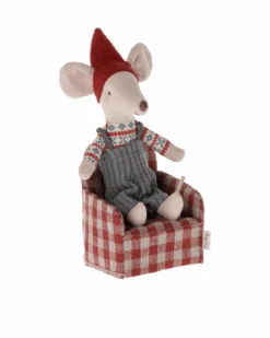 Maileg Mouse Chair In Red -LITTLE Baby Gear little maileg mouse chair in red 29812761198634
