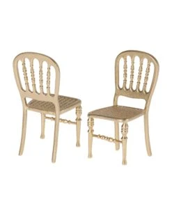 Maileg Mouse Chair In Gold