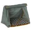 Maileg Mouse Happy Camper Tent With Striped Blankets -LITTLE Baby Gear little maileg mouse happy camper tent with striped blankets 40729458835748