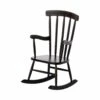Maileg Mouse Rocking Chair In Anthracite -LITTLE Baby Gear little maileg mouse rocking chair in anthracite 42129934614820
