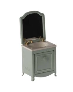Maileg Mouse Sink Dresser In Mint
