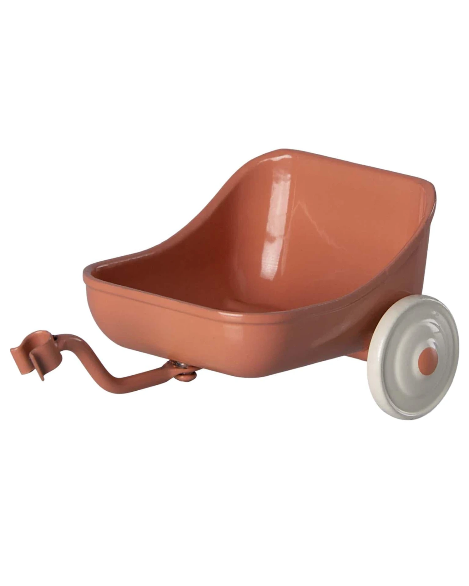 Maileg Mouse Tricycle Hanger In Coral 3 Maileg Mouse Tricycle Hanger In Coral