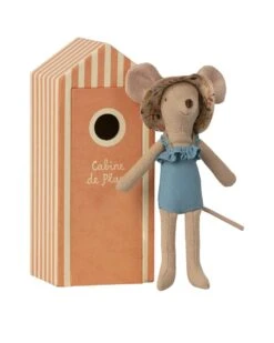 Maileg Mum Mouse In Cabin De Plage