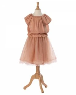 Maileg Princess Tulle Skirt In Melon 4-6 Years -LITTLE Baby Gear little maileg princess tulle skirt in melon 4 6 years 42981953372452