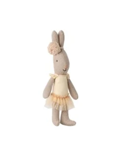 Maileg Rabbit, Micro - Ballet Suit And Skirt Cream