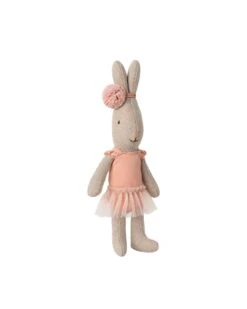 Maileg Rabbit, Micro - Ballet Suit And Skirt In Rose