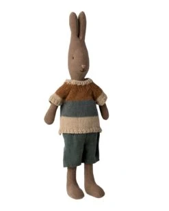 Maileg Rabbit Size 2 In Brown Shirt + Shorts