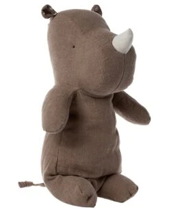 Maileg Safari Friends Medium Rhino In Light Brown
