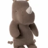 Maileg Safari Friends Small Rhino In Chocolate -LITTLE Baby Gear little maileg safari friends small rhino in chocolate 40729645154596