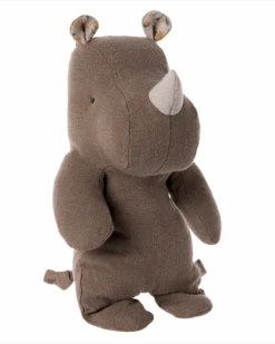 Maileg Safari Friends Small Rhino In Chocolate