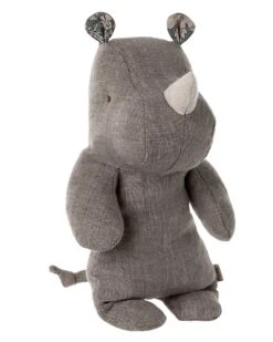Maileg Safari Friends Small Rhino In Grey