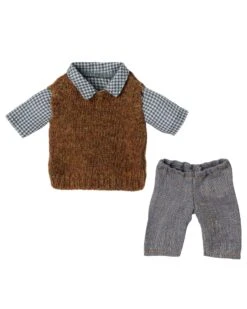 Maileg Shirt, Slipover + Pants For Teddy Dad