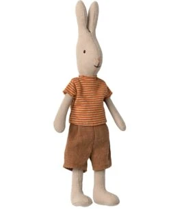 Maileg Size 1 Classic Rabbit In T-shirt + Shorts