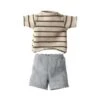Maileg Striped Blouse And Shorts In Size 1 -LITTLE Baby Gear little maileg striped blouse and shorts in size 1 48319933874468