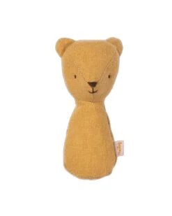 Maileg Teddy Rattle In Dusty Yellow