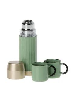 Maileg Thermos And Cups In Mint