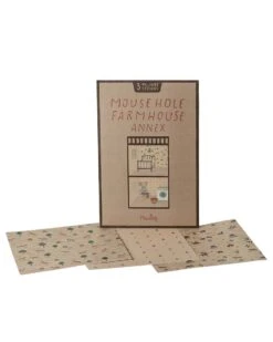 Maileg Wallpaper, Mouse Hole Farmhouse - Annex