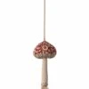 Maileg Winter Flower Mushroom Ornament In Red 1 Maileg Winter Flower Mushroom Ornament In Red -LITTLE Baby Gear little maileg winter flower mushroom ornament in red 50368052986148