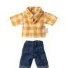 Maileg Yellow Checked Shirt And Pants, Dad Mouse -LITTLE Baby Gear little maileg yellow checked shirt and pants dad mouse 1155572199