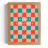 Christmas Checkerboard Card, Set Of 6 -LITTLE Baby Gear little mellowworks christmas checkerboard card set of 6 45914931921188