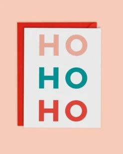 Ho Ho Ho Christmas Card