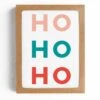 Ho Ho Ho Christmas Card, Set Of 6