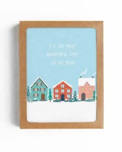 Most Wonderful Time Of The Year Card Set Of 6