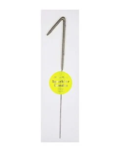 Meri-Meri #1 Sparkler In Silver