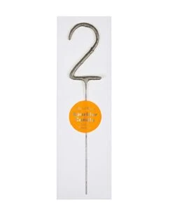 Meri-Meri #2 Sparkler In Silver