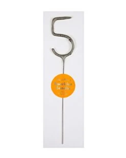 Meri-Meri #5 Sparkler In Silver