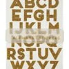 Meri-Meri All Wrapped Up Alphabet Stickers In Gold -LITTLE Baby Gear little meri meri all wrapped up alphabet stickers in gold 5007990161450