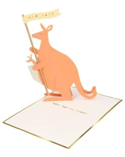 Meri-Meri Baby Kangaroo Stand-up Card