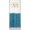 Meri-Meri Glitter Dipped Candles In Blue -LITTLE Baby Gear little meri meri blue glitter dipped candles 5471864848426