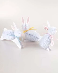 Meri-Meri Bunny Honeycomb Decorations