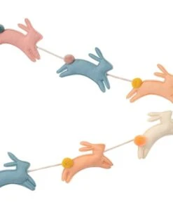 Meri-Meri Felt Bunny Garland -LITTLE Baby Gear little meri meri felt bunny garland 28923794030634